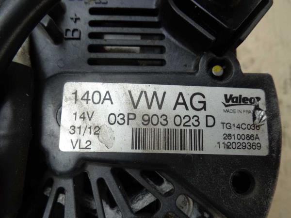 ALTERNATEUR VW/AUDI/SEAT - Vue 1
